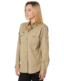 Womens X Airflow Ripstop LS Shirt  - Khaki