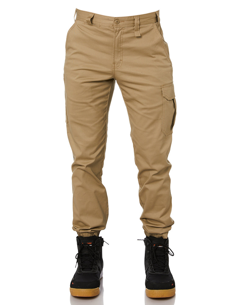 Hard Yakka Stretch Cuff Cargo Pant - Khaki | Buy Online