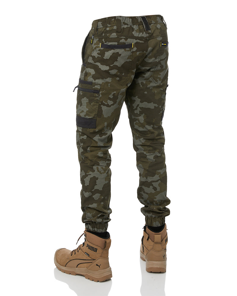 Flex and Move Stretch Cargo Cuffed Pants - Camo