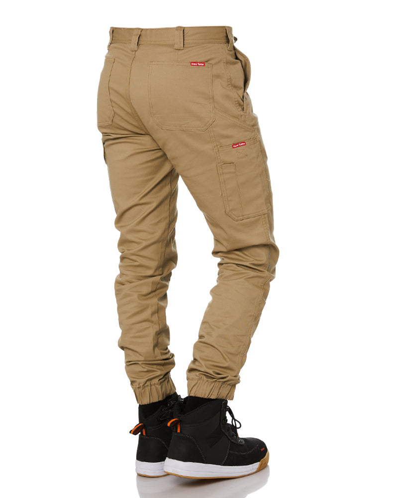 Stretch Cuff Cargo Pant - Khaki