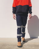 Taped Biomotion Stretch Cotton Drill Cargo Pants - Navy