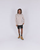 Stretch Cotton Cargo Short - Black