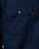 Cool-Breeze Work Shirt Long Sleeve - Navy