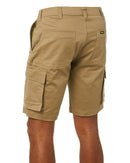 Stretch Cotton Cargo Short - Khaki
