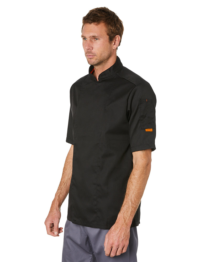 Mesh Air Pro SS Chefs Jacket - Black