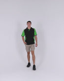 Nitro Polo - Black/Green/White