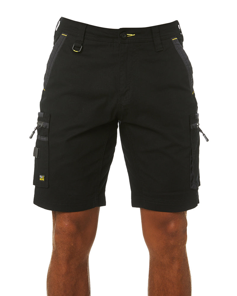 Bisley Flex and Move Stretch Canvas Utility Zip Cargo Short