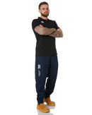 Cuffed Stadium Pant - Navy