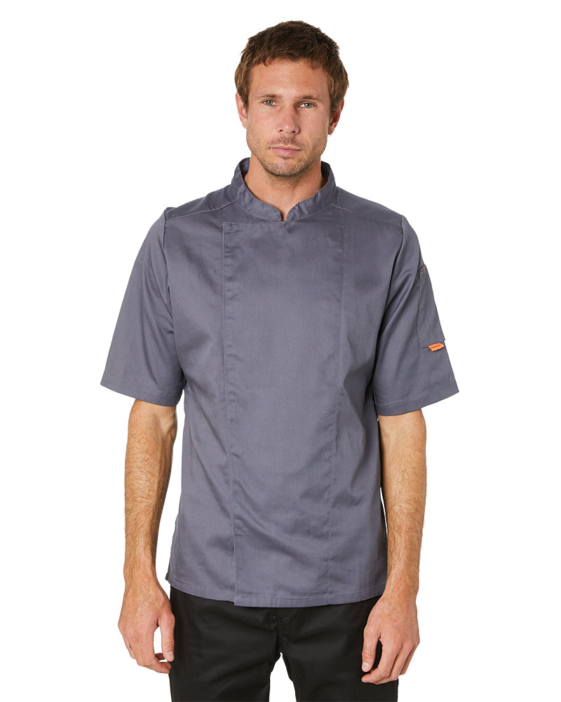 Mesh Air Pro SS Chefs Jacket - Grey