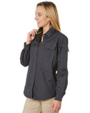 Womens X Airflow Ripstop LS Shirt  - Charcoal