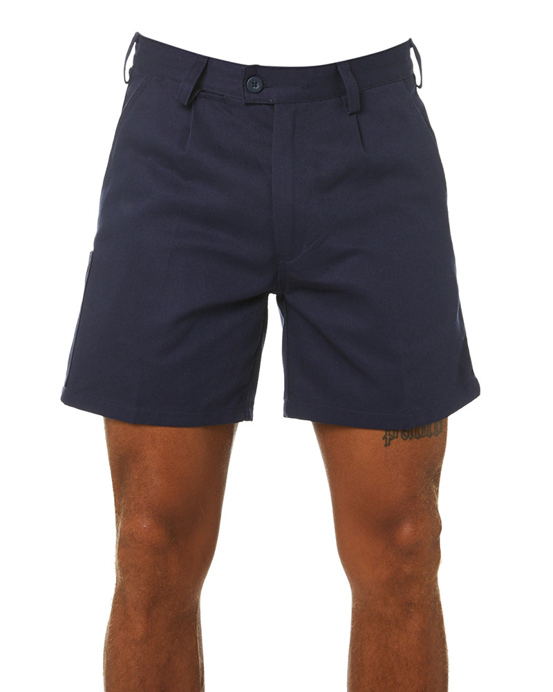 Navy blue work shorts on sale