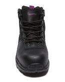887 Womens Zip Side Safety Boot - Black