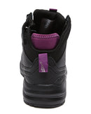 887 Womens Zip Side Safety Boot - Black