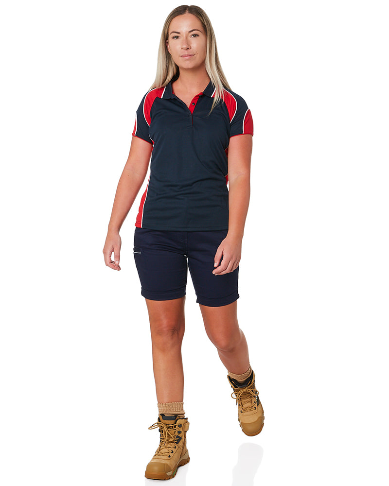 Womens Stretch Cotton Short - Navy