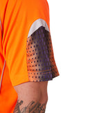 Hi-Vis Galaxy Sublimated Polo - Orange/Navy