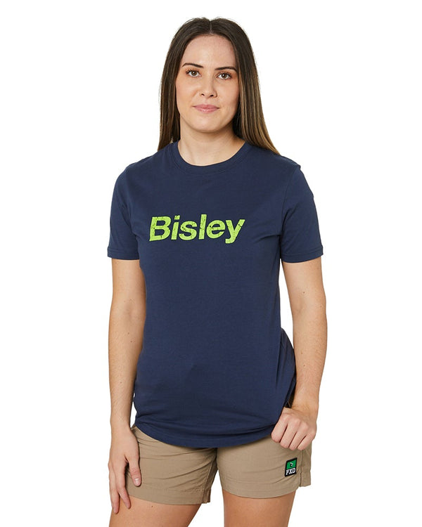 Women's Cotton Logo Tee - Navy