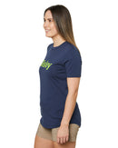 Women's Cotton Logo Tee - Navy