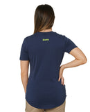 Women's Cotton Logo Tee - Navy