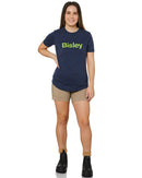 Women's Cotton Logo Tee - Navy