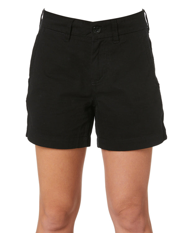 WS-2W Ladies Lightweight Work Shorts - Black