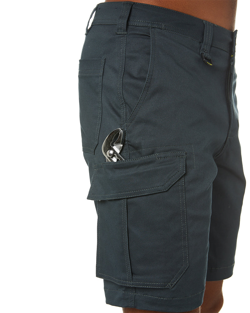 Stretch Cotton Cargo Short - Bottle