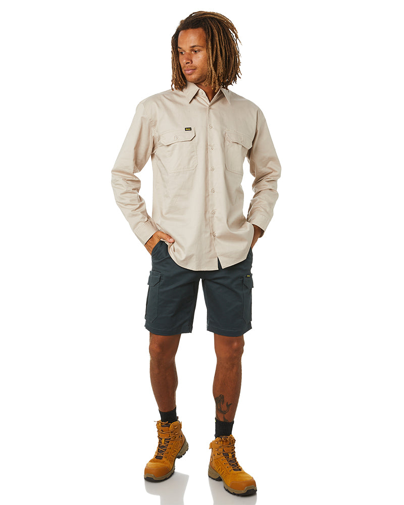 Stretch Cotton Cargo Short - Bottle