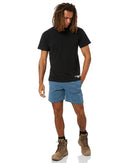 Ruggers Pigment Dyed Elastic Waist Short - Navy