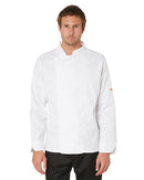 Mesh Air Pro LS  Chefs Jacket - White