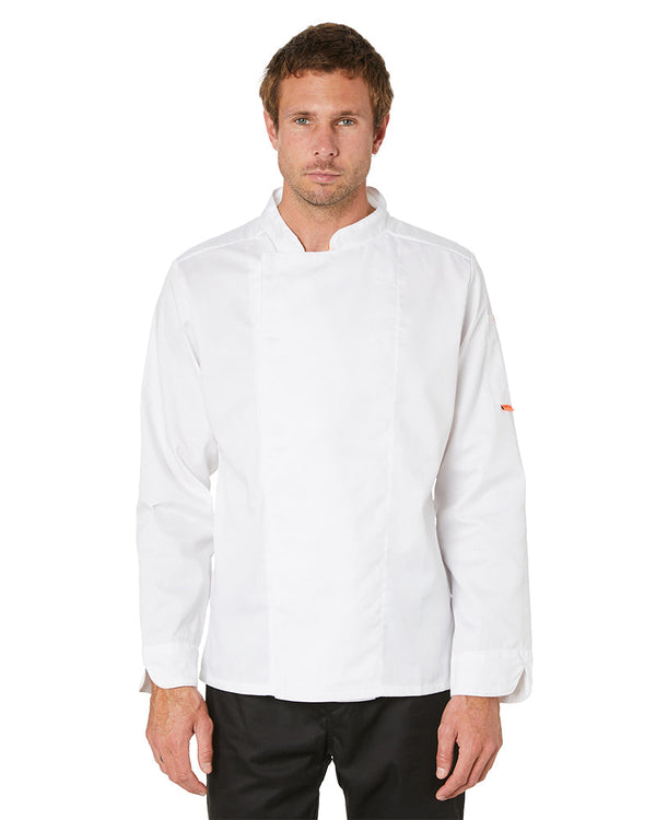 Mesh Air Pro LS  Chefs Jacket - White