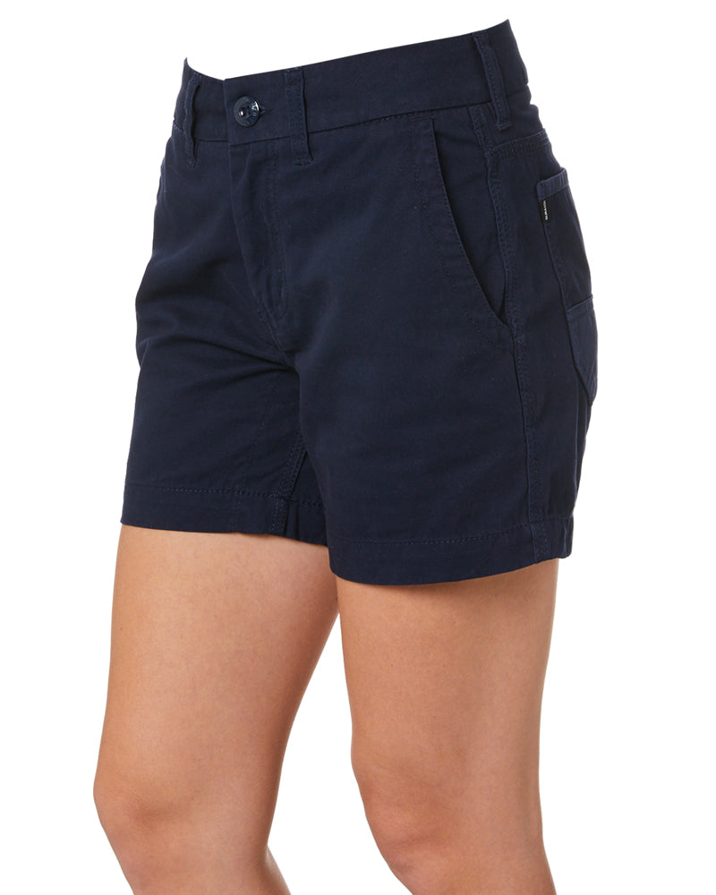 WS-2W Ladies Lightweight Work Shorts Navy - Main Image