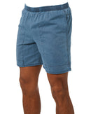 Ruggers Pigment Dyed Elastic Waist Short - Navy