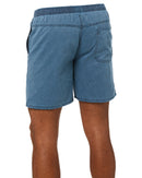 Ruggers Pigment Dyed Elastic Waist Short - Navy