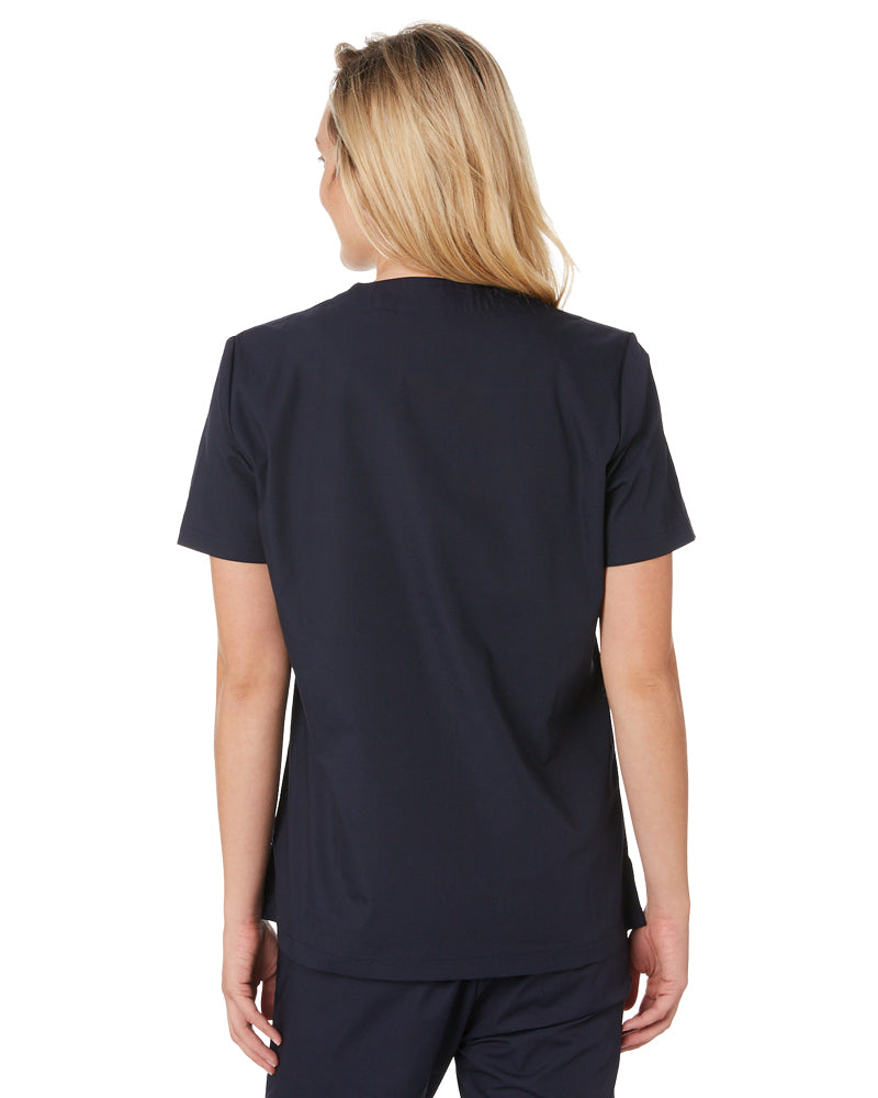 Ladies Scrubs Top - Navy