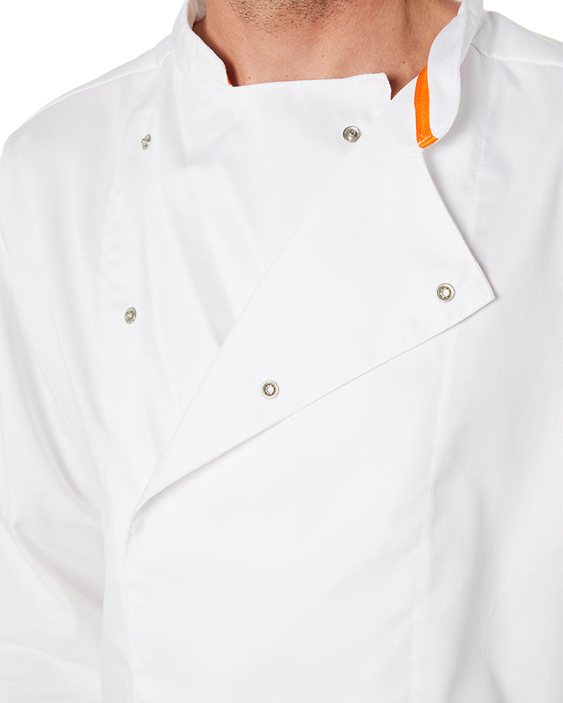 Mesh Air Pro LS  Chefs Jacket - White