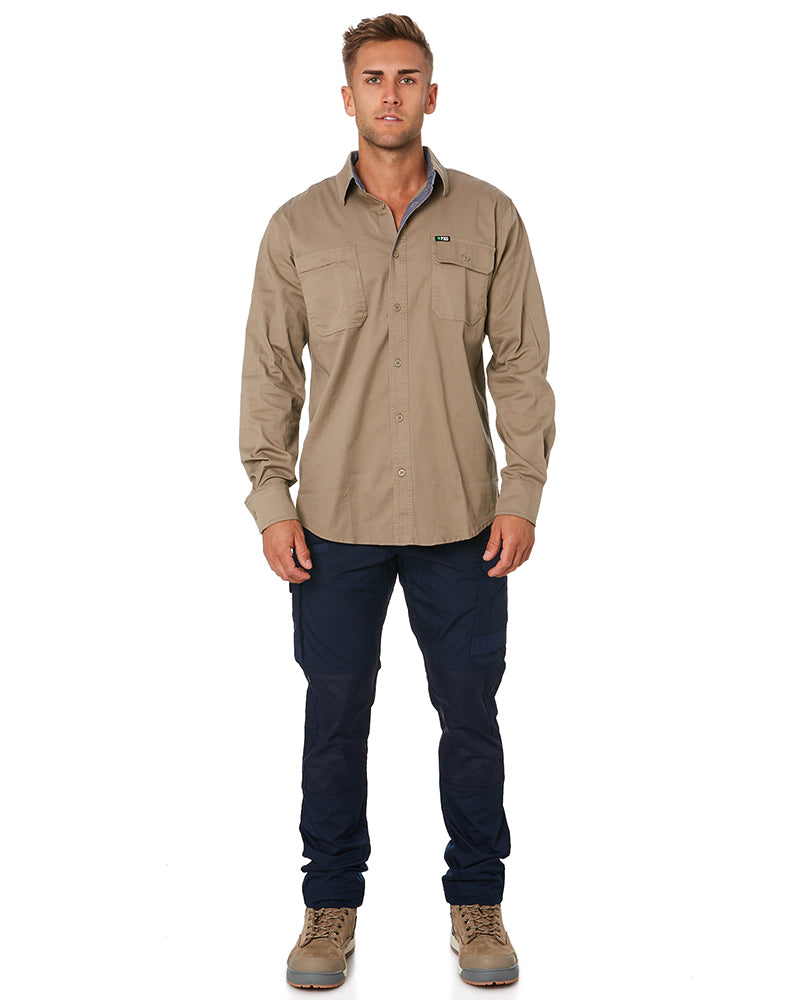 LSH-1 Stretch Work Shirt LS - Khaki