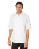 Mesh Air Pro SS Chefs Jacket - White