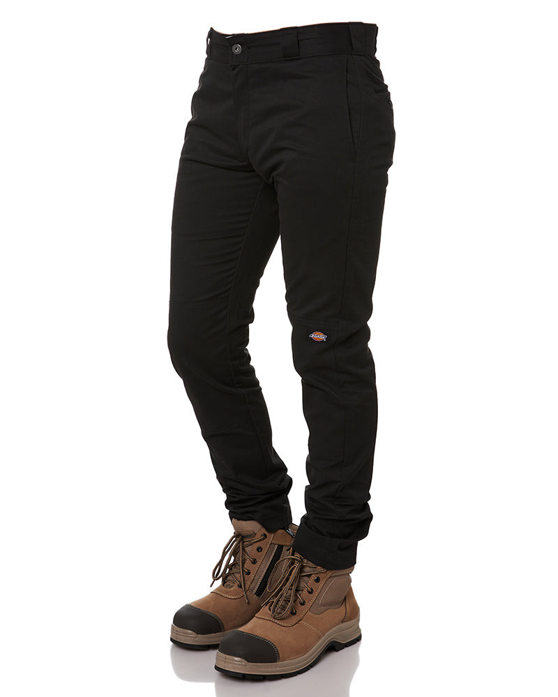 Dickies Skinny Double Knee Work Pant Black Buy Online