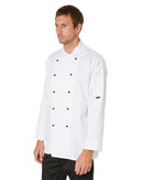 Somerset Chefs LS Jacket - White