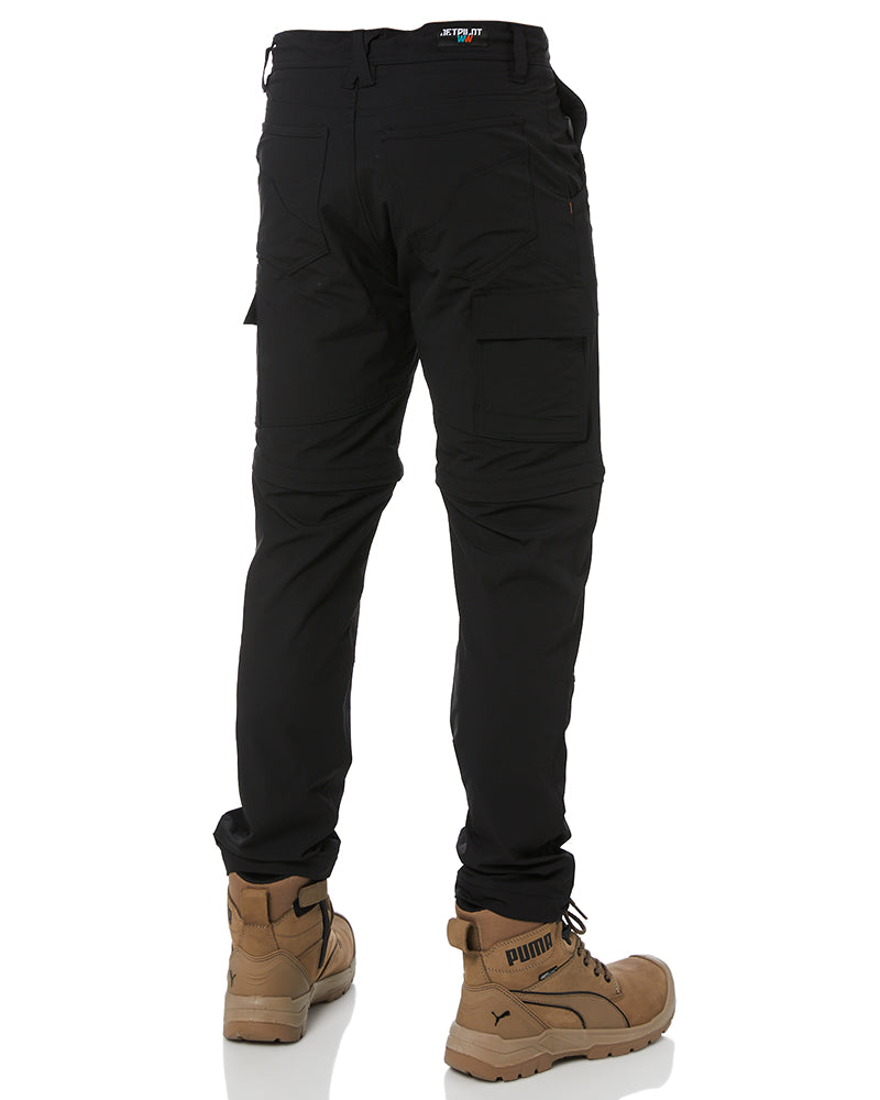 Jetlite Utility Zip Off Pant - Black