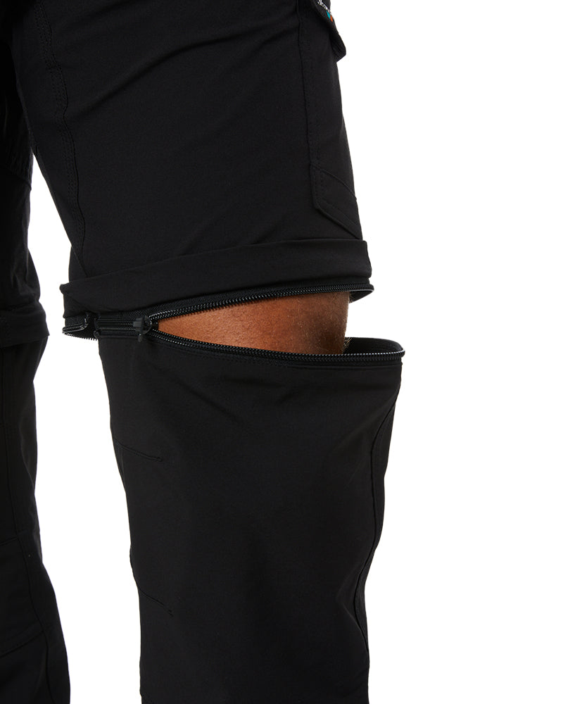 Jetlite Utility Zip Off Pant - Black