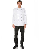 Somerset Chefs LS Jacket - White