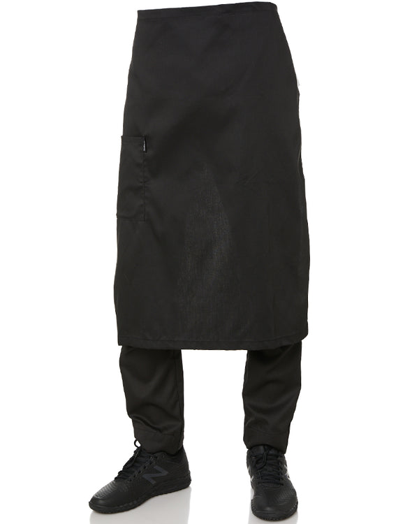 Waist Apron with Pocket - Black