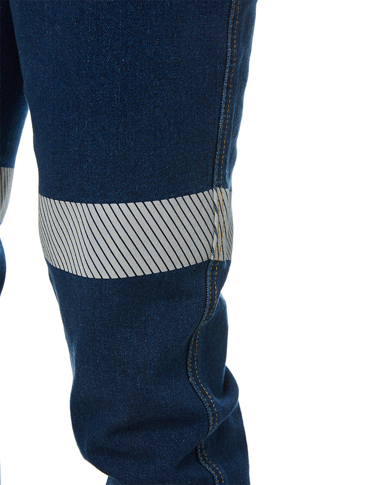 RMX Flexible Stretch Jeans with Tape - Denim