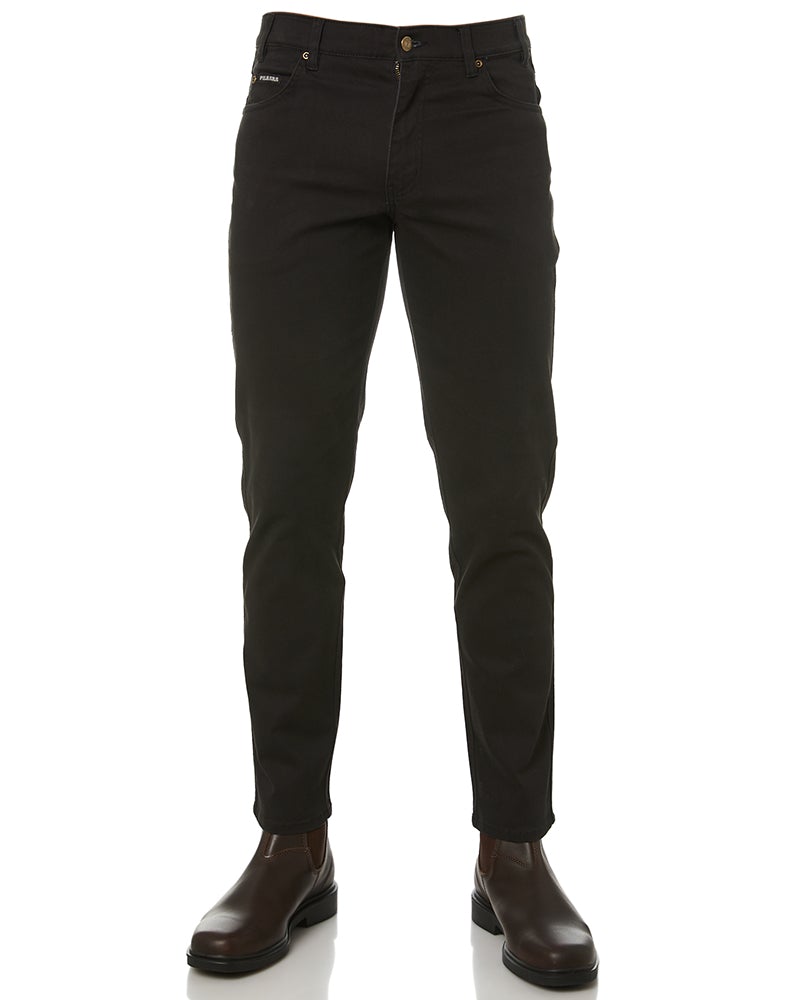 Cotton Stretch Jeans - Black