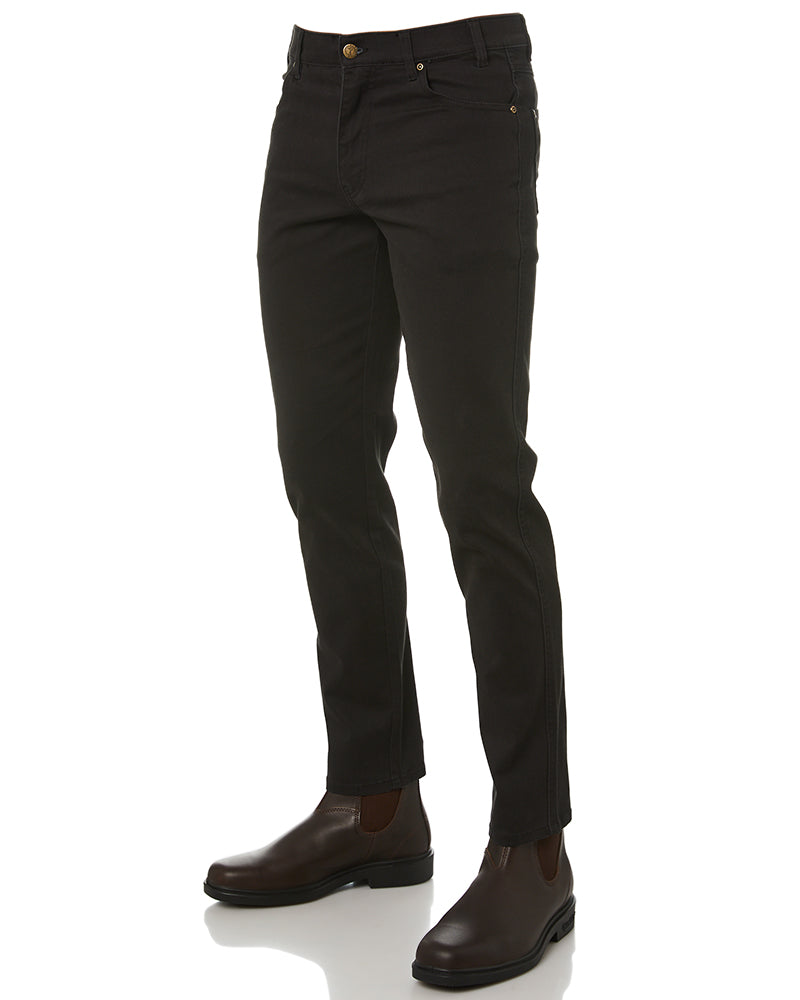 Cotton Stretch Jeans - Black