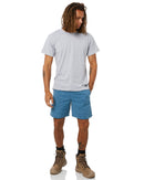 Ruggers Pigment Dyed Elastic Waist Short - Morrocan Blue