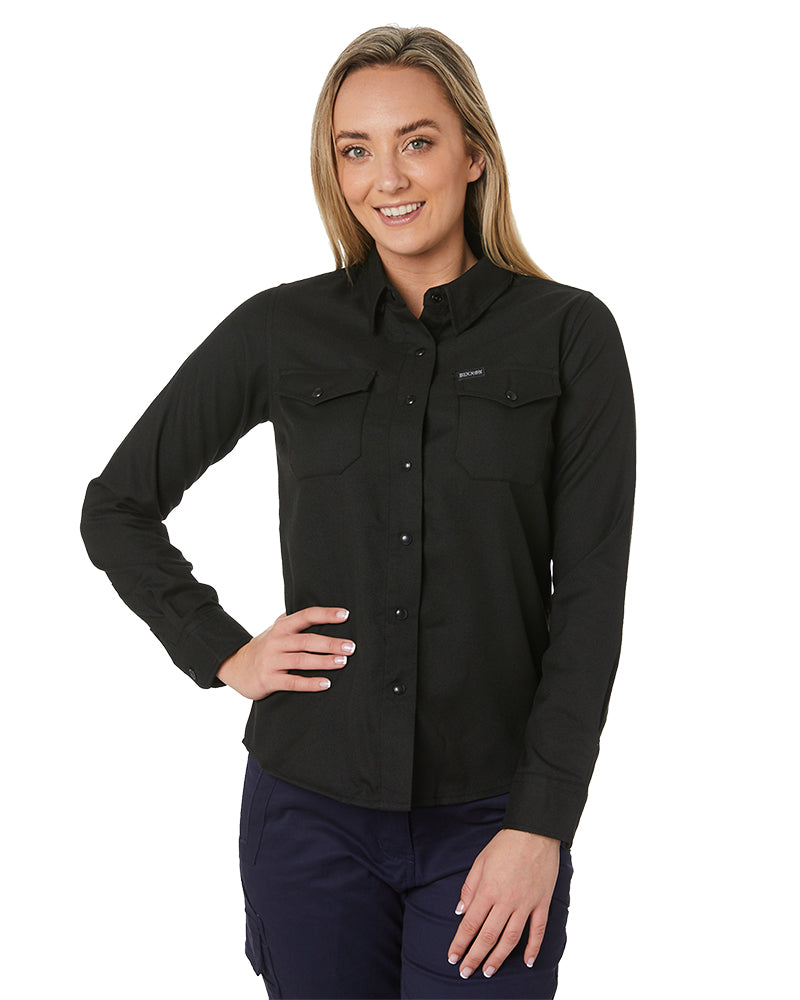 Ladies Outlaw Flannel - Black
