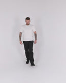 Polyester Cotton Drawstring Chef Pants - Black