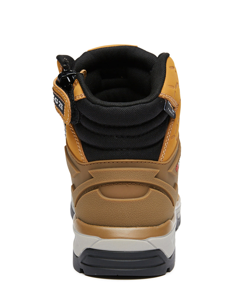 Quantum Zip Side Safety Boot - Wheat/Black