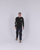 Trademark Banner LS Tee - Black